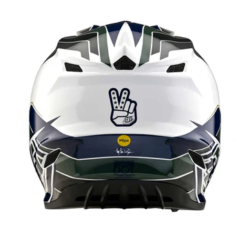 Casco Troy Lee Designs Se4 Polyacrylite Block CharcoalNavy